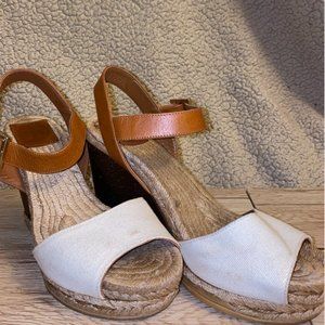 Tory Burch Open Toed Wedges